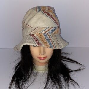 VTG asymmetrical unisex bucket hat made in the USA Size OS